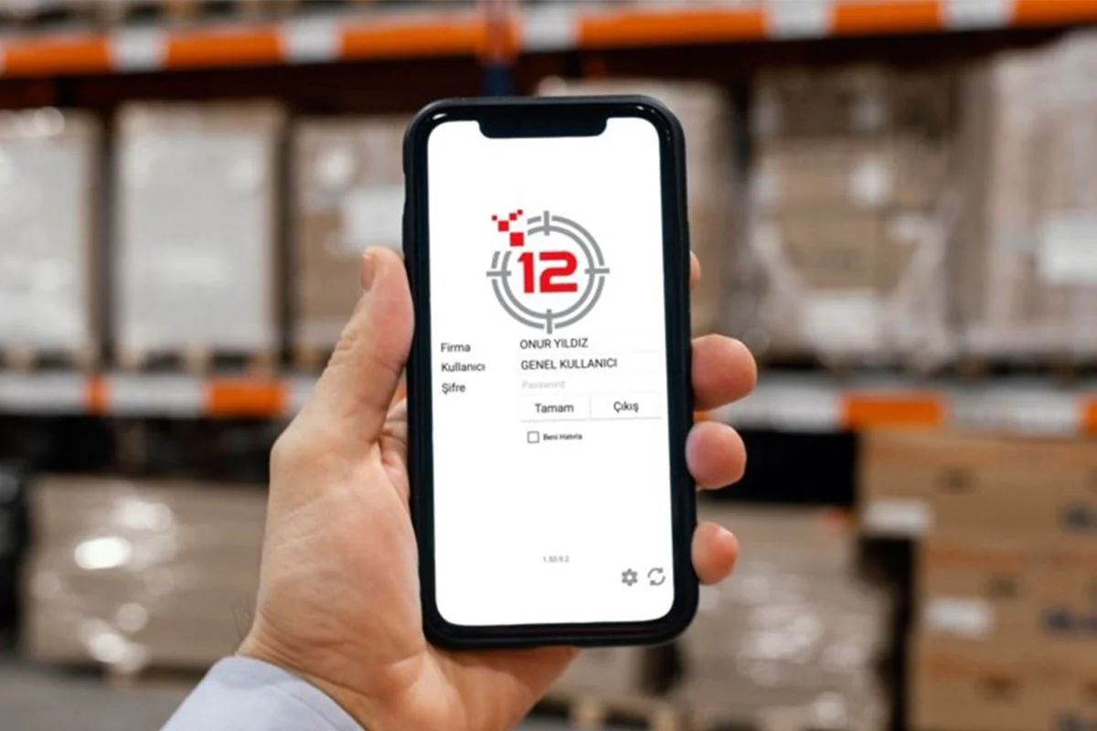 Android garson uygulaması ekranı